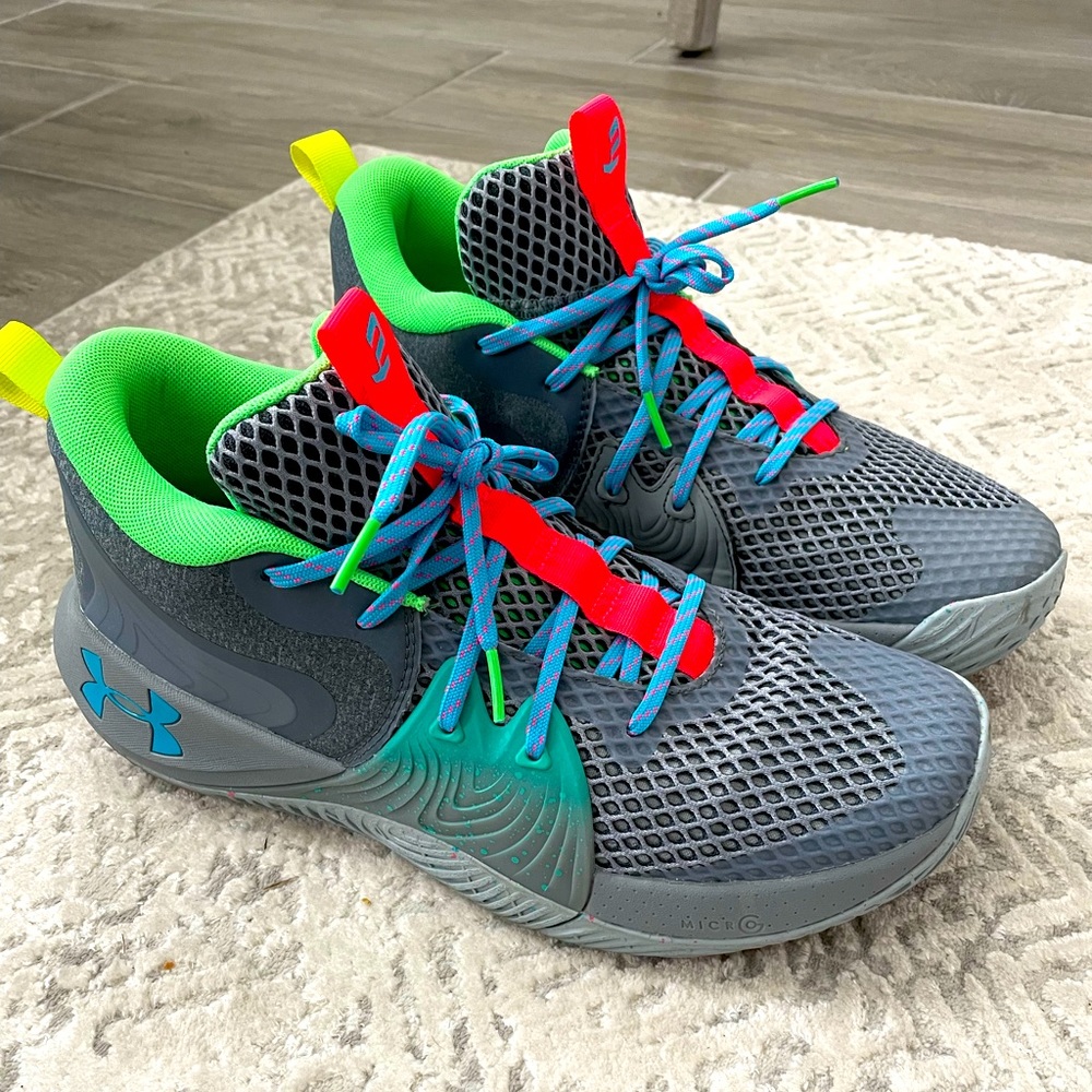Under Armour Unisex UA Embiid One Gamer Night Basketball Shoes size 11.5